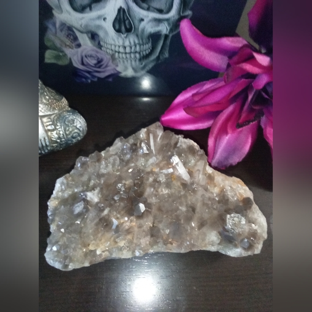 Smoky Quartz Cluster From Brazil - Picture 10 of 13